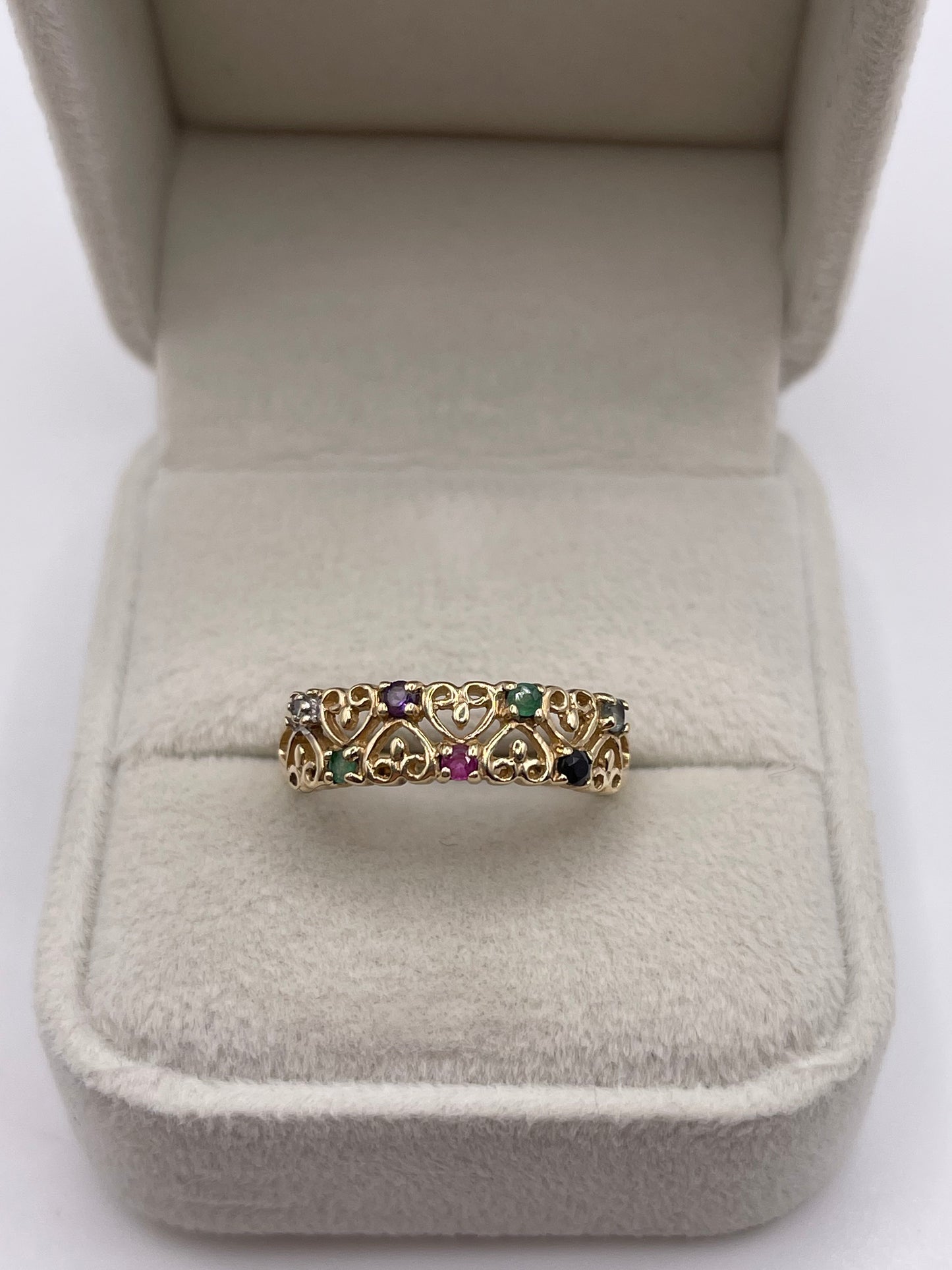 9ct gold dearest ring