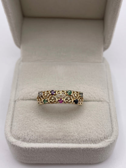 9ct gold dearest ring