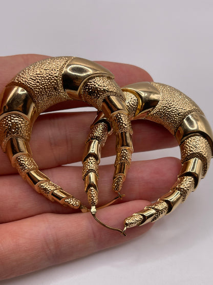 9ct gold Creole earrings