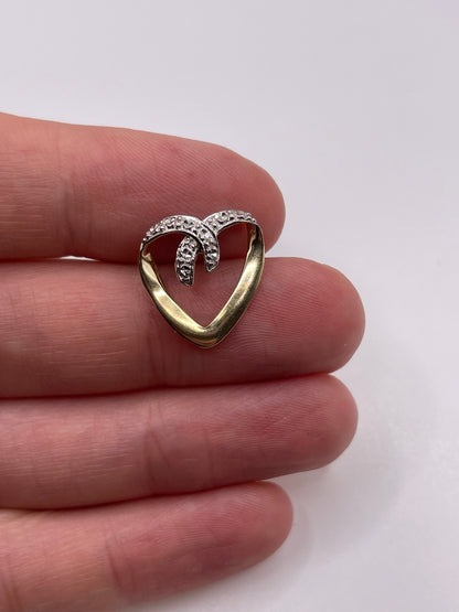 9ct gold heart pendant