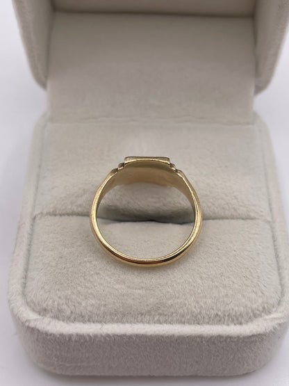 9ct gold signet ring