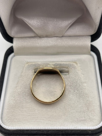 9ct gold signet ring