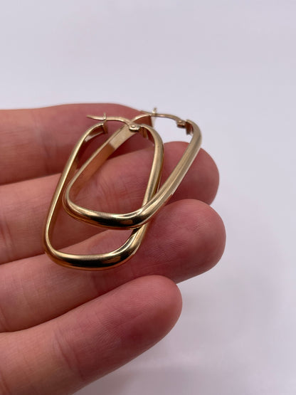 9ct gold Creole earrings