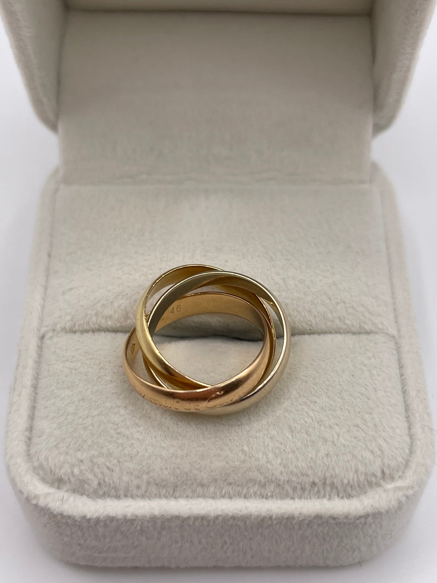 Cartier 18ct gold trinity ring