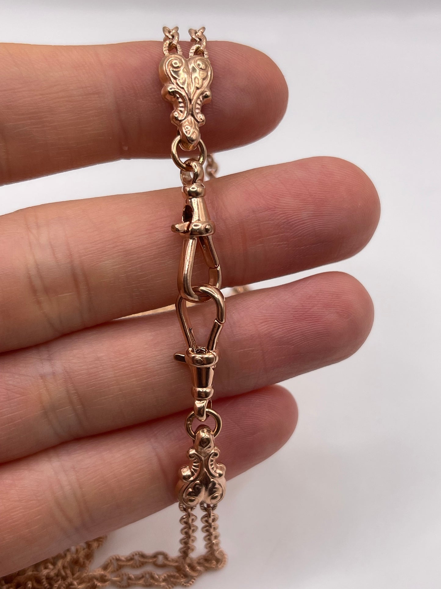 9ct rose gold chain 519