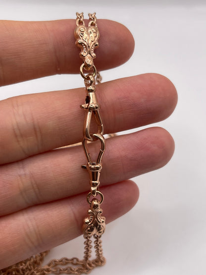 9ct rose gold chain 519
