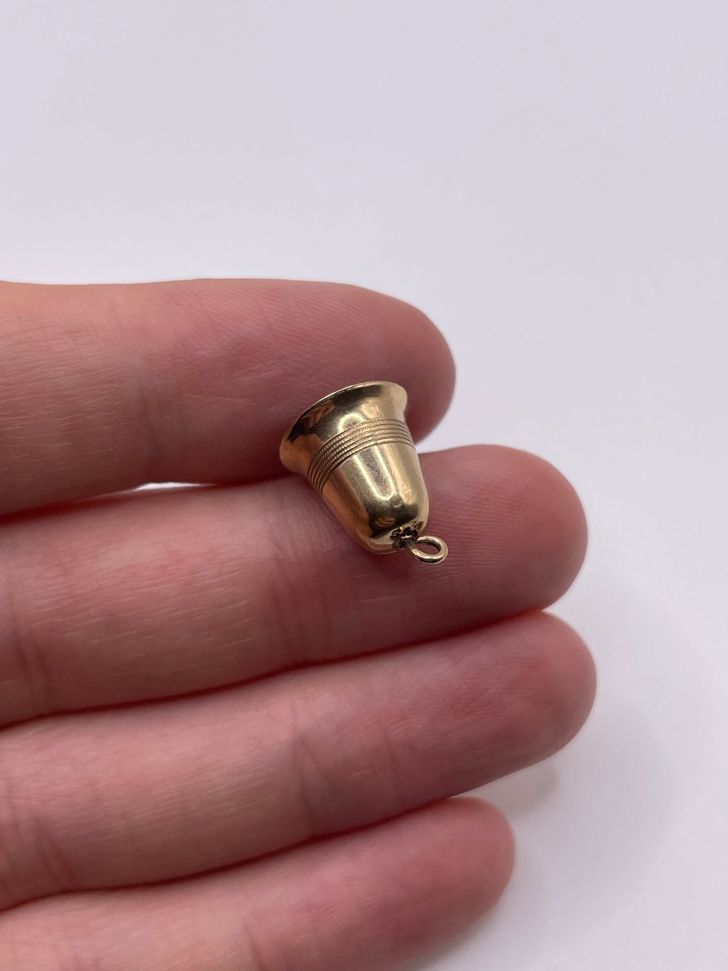 9ct gold bell charm