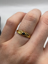 Load image into Gallery viewer, 9ct gold sapphire ring

