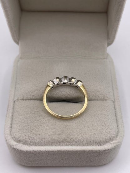 14ct gold diamond ring