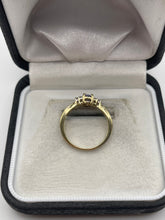 Load image into Gallery viewer, 9ct gold tanzanite and diamond ring
