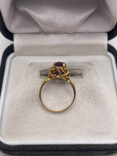 Load image into Gallery viewer, 9ct gold amethyst ring
