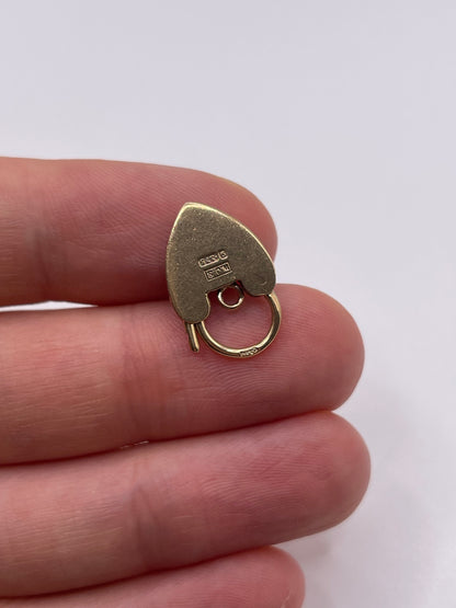 9ct gold padlock 2