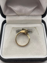 Load image into Gallery viewer, 9ct gold sapphire and diamond ring
