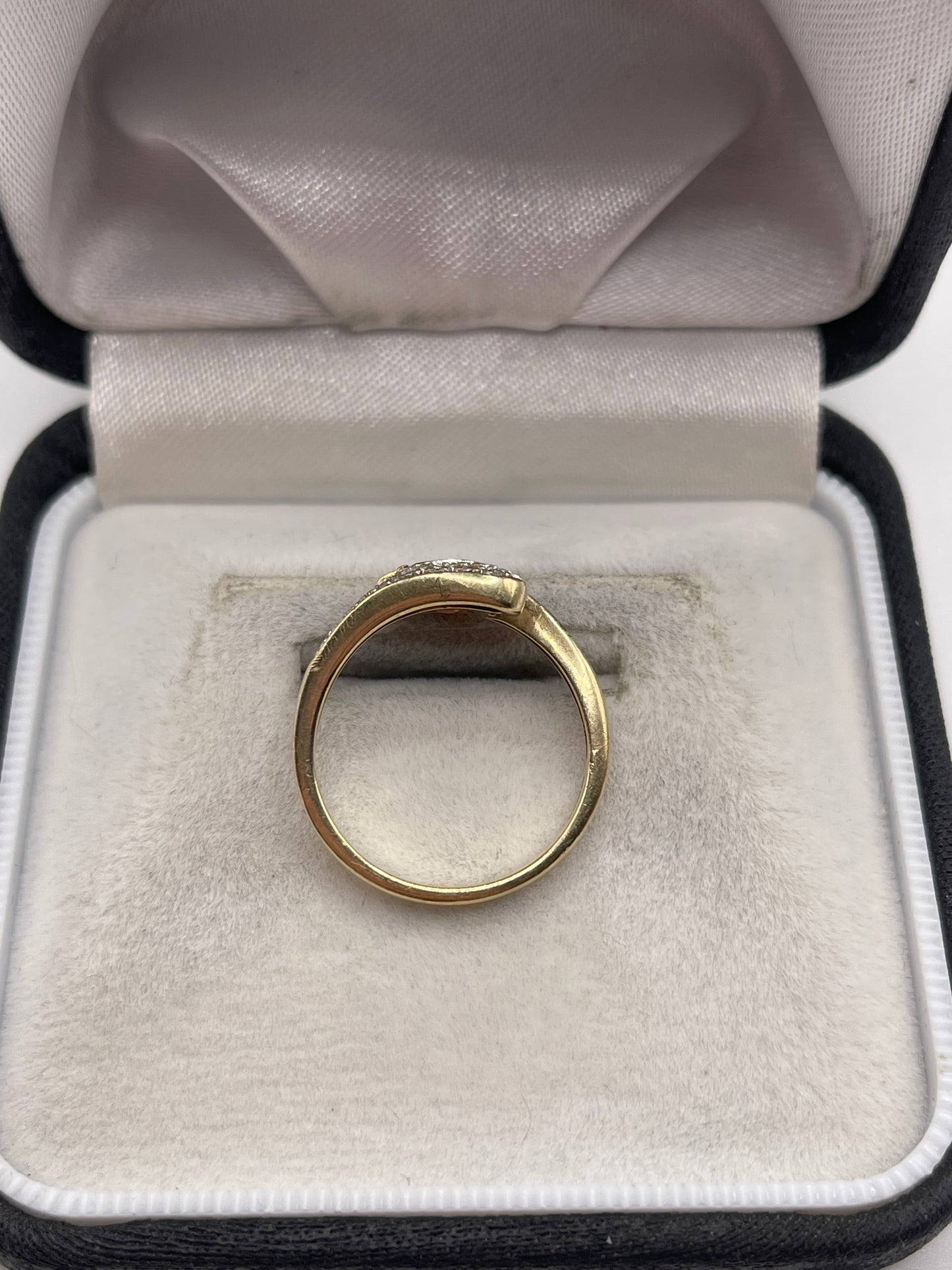 9ct gold fancy sapphire and diamond ring