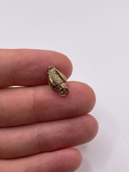 9ct gold owl charm