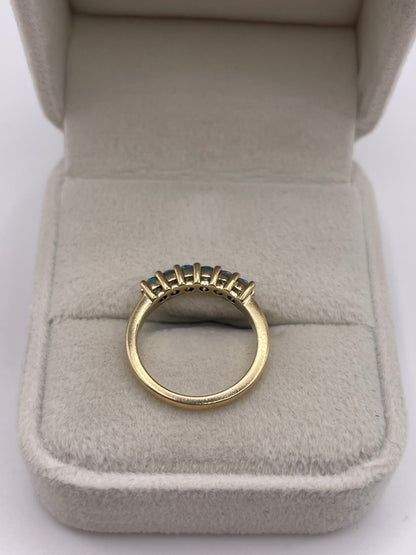 9ct gold topaz ring
