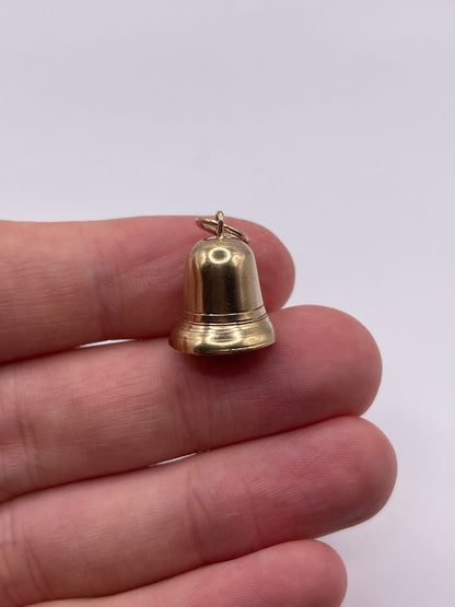 9ct gold bell charm