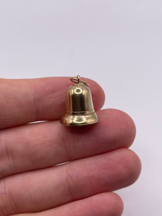 9ct gold bell charm