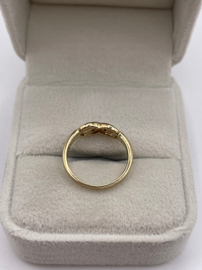 9ct gold diamond ring