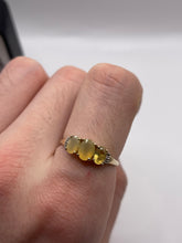 Load image into Gallery viewer, 9ct gold opal and diamond ring
