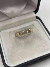 Load image into Gallery viewer, 9ct gold diamond cluster ring

