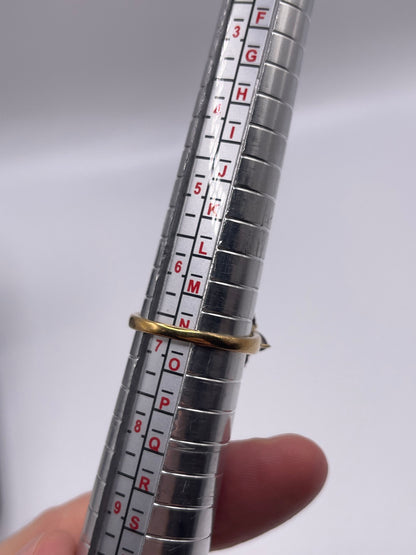 9ct gold almandine garnet cluster ring