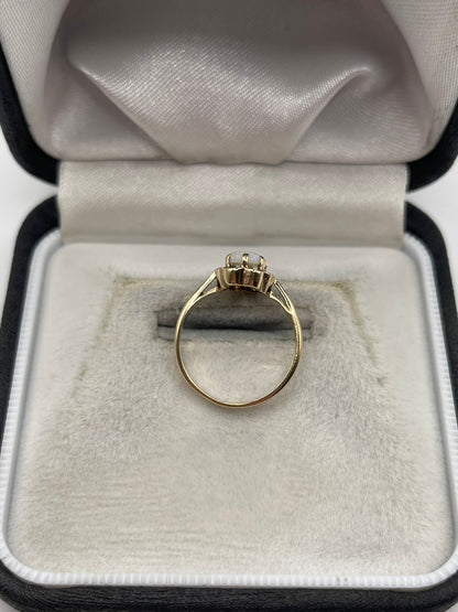 9ct gold opal ring