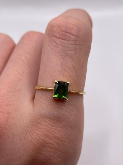 18ct gold tourmaline ring