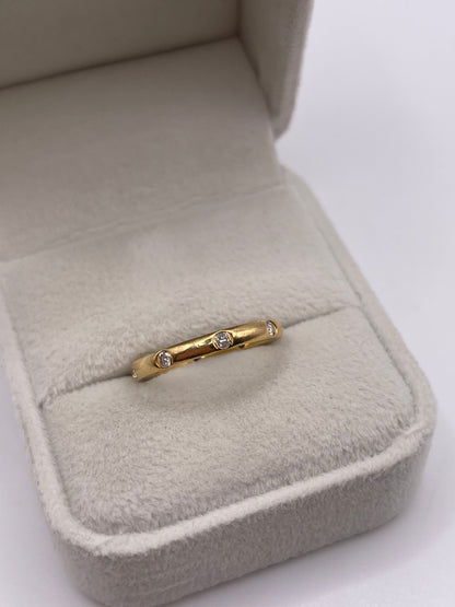 18ct gold diamond eternity ring