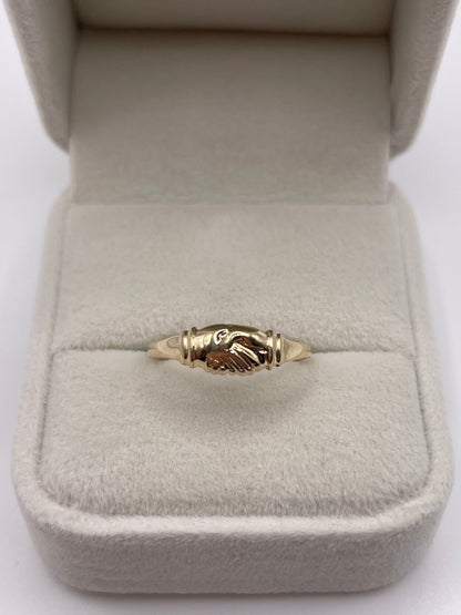 9ct gold Fede ring
