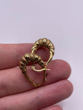 Load image into Gallery viewer, 9ct gold creole earrings
