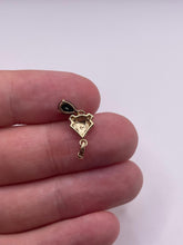 Load image into Gallery viewer, 9ct gold sapphire and diamond pendant
