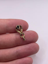 Load image into Gallery viewer, 9ct gold sapphire and diamond pendant
