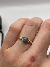Load image into Gallery viewer, 9ct gold opal and diamond ring
