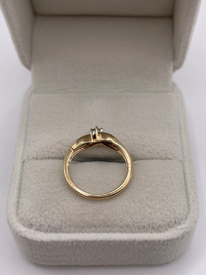9ct gold diamond ring