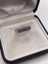 Load image into Gallery viewer, 9ct gold amethyst ring
