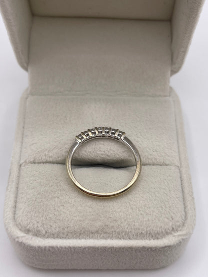 9ct white gold diamond ring
