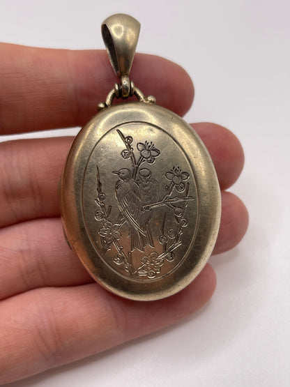 Antique silver locket