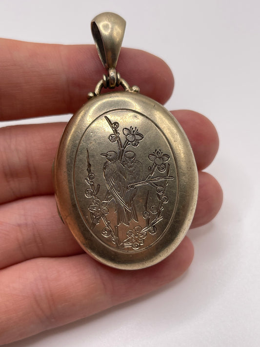 Antique silver locket