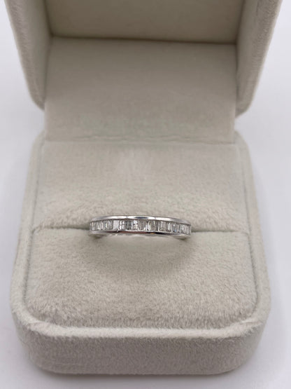 9ct white gold diamond ring