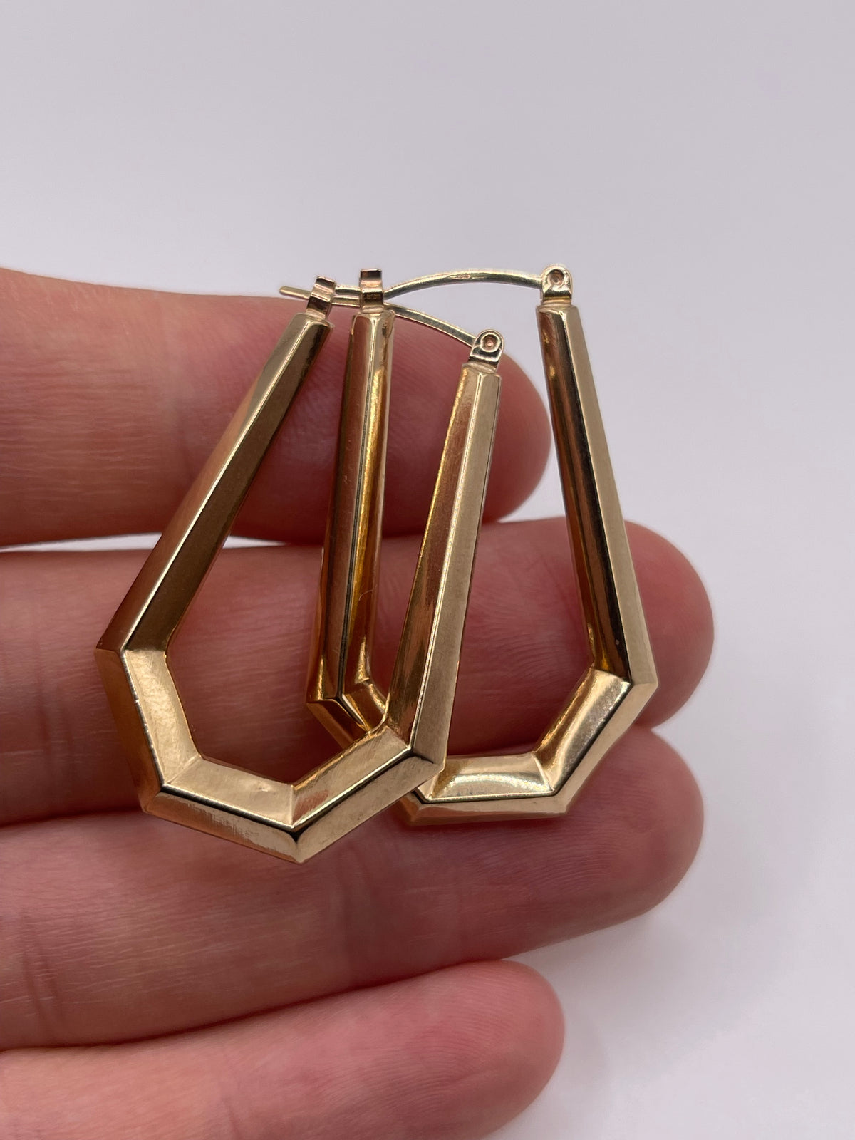 9ct gold Creole earrings