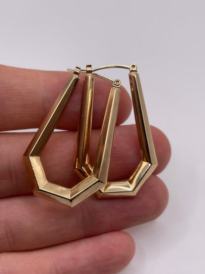 9ct gold Creole earrings