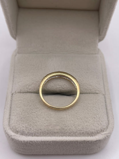 9ct gold diamond ring