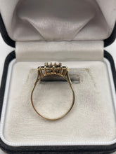 Load image into Gallery viewer, 9ct gold opal and sapphire ring
