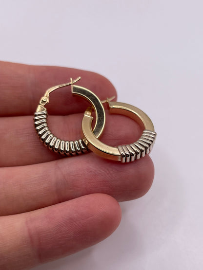 9ct gold Creole earrings