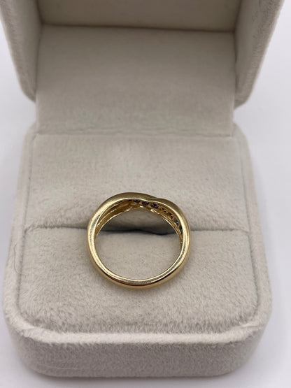 9ct gold multi gemstone ring