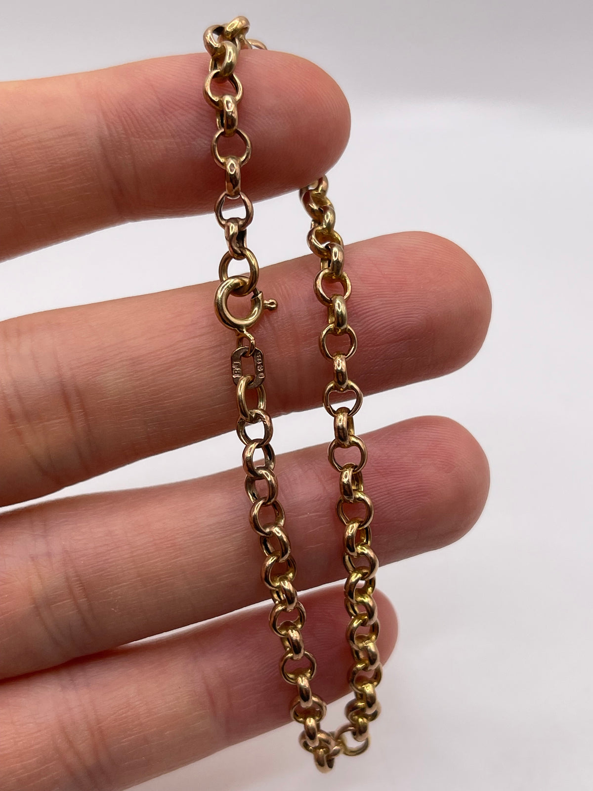 9ct rose gold bracelet