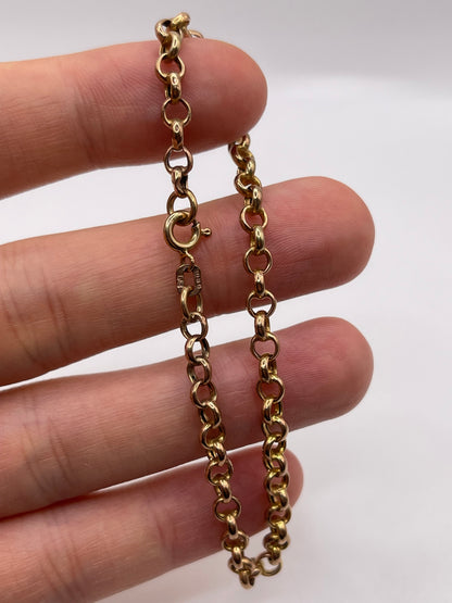 9ct rose gold bracelet