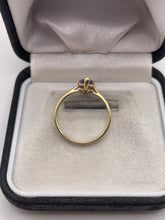 Load image into Gallery viewer, 9ct gold amethyst ring
