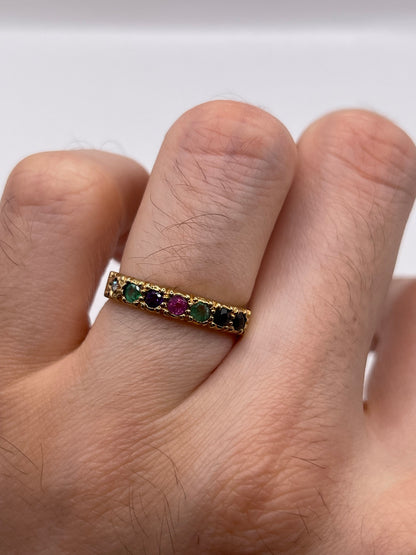 9ct gold dearest ring